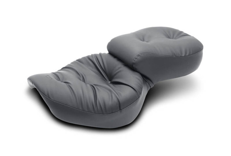 Honda Spirit One-Piece Motorcycle Seat - Mustang Motorcycle - Regal - Black - `97-`08